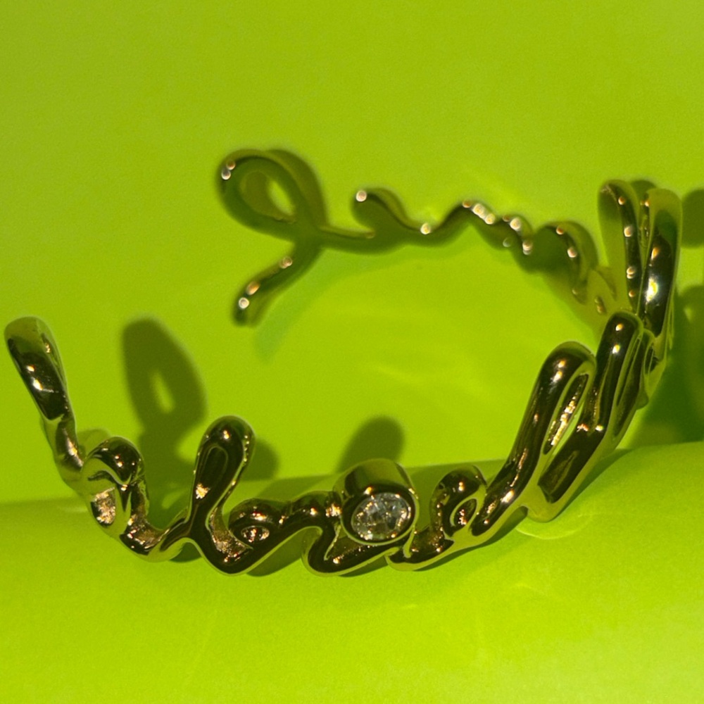 Gabrielle Chanel CC Script Cuff - Picture 2 of 11